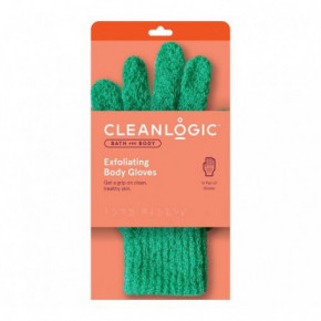 Cleanlogic Bath & Body Exfoliating Body Gloves Ķermeņa skrubja cimdi 1 pair