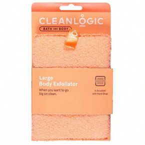 Cleanlogic Bath & Body Large Body Exfoliator Ķermeņa skrubja cimds Coral