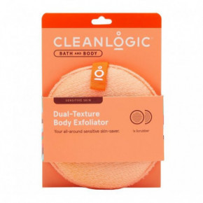 Cleanlogic Bath & Body Sensitive Skin Dual-Texture Body Exfoliator Coral