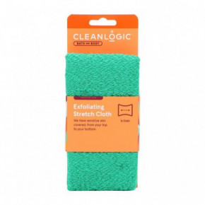 Cleanlogic Sensitive Skin Exfoliating Stretch Cloth Elastīgā auduma sūklis Emerald