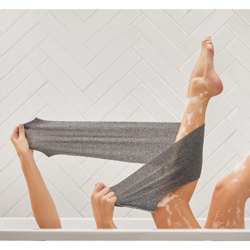 Cleanlogic Detoxify Exfoliating Stretch Cloth Ištempiama kūno šveitimo plaušinė 1 vnt.