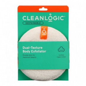 Cleanlogic Sustainable Dual-Texture Body Scrubber Keha koorimise käsn 1 tk