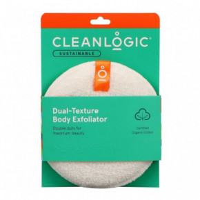 Cleanlogic Sustainable Dual-Texture Body Scrubber Ķermeņa pīlinga sūklis 1gab.