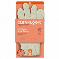Cleanlogic Bath & Body Exfoliating Body Gloves Šveičiamosios kūno pirštinės 1 pora