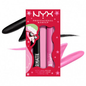 NYX Professional Makeup XMASS Vivid Liner Duo Ierobežota daudzuma divu laineru komplekts 2x2ml