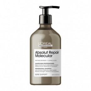 L'Oréal Professionnel Serie Expert Absolut Repair Molecular Shampoo Šampūns kas atjauno bojātus matus molekulārā līmenī 500ml
