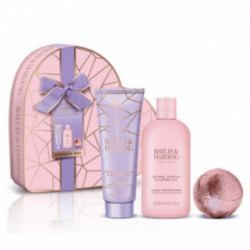 Baylis & Harding Jojoba, Vanilla & Almond Oil Luxury Heart Keepsake Gift Set Dovanų rinkinys 300ml+300ml+50ml