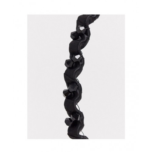 Invisibobble Hairhalo Black Sparkle Lankelis plaukams True Dark Sparkle