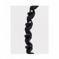 Invisibobble Hairhalo Black Sparkle Lankelis plaukams True Dark Sparkle