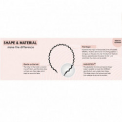 Invisibobble Hairhalo Black Sparkle Lankelis plaukams True Dark Sparkle