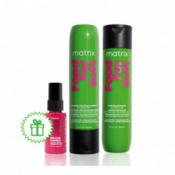 Matrix Food For Soft Hydrating Hair Care System Drėkinantis plaukų priežiūros rinkinys 300ml+300ml+30ml