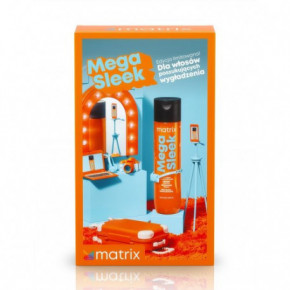 Matrix Mega Sleek Gift Set Glotnių plaukų rinkinys 300ml+300ml+30ml