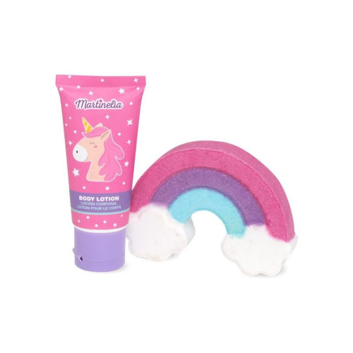 Martinelia Little Unicorn Bath Bomb & Body Lotion Gift Set Kūno priežiūros rinkinys vaikams Rinkinys