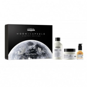 L'Oréal Professionnel Metal Detox  Limited Edition Trio Gift Set Šventinis rinkinys visų tipų plaukams Rinkinys