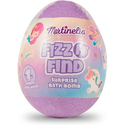 Martinelia Fizz N' Find Surprise Bath Bomb Vonios burbulas vaikams su siurprizu viduje Purple