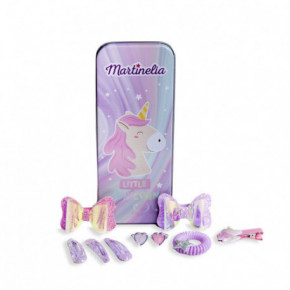 Martinelia Tin Box Hair Accessory Set for Girls Unicorn