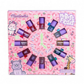 Martinelia Clock Nail Polish Set Nagų priemonių rinkinys mergaitėms My Best Friends