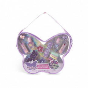 Martinelia Shimmer Wings Butterfly Bag Laste kosmeetikakomplekt Purple