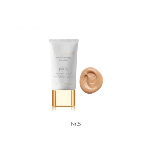 Keenwell Clonature Invisible Anti-Aging Foundation Daugiafunkcinis makiažo pagrindas No. 5