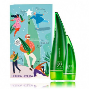 Holika Holika Aloe Soothing Kit Nomierinošs sejas un ķermeņa kopšanas komplekts Komplekts