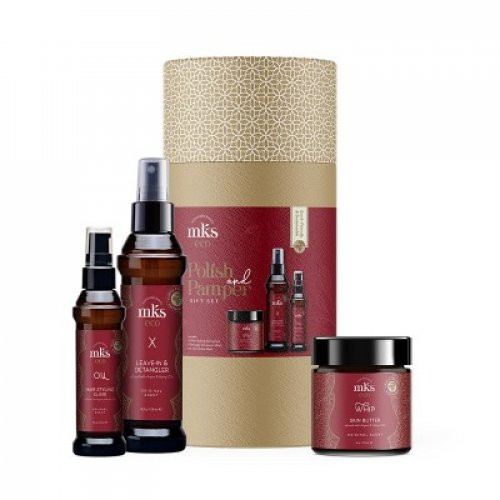 MKS eco Polish&Pamper Dovanų rinkinys kūnui Ir plaukams