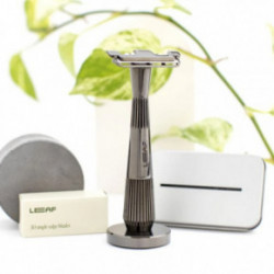 Leaf Shave Thorn Single Edge Kit Rinkinys su vienašmeniu skustuvu Prism