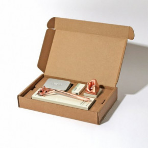 Leaf Shave The Leaf Kit Skutinosi priemonių rinkinys Rose Gold