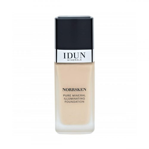 IDUN Liquid Mineral Foundation Norrsken Skystas makiažo pagrindas 30ml