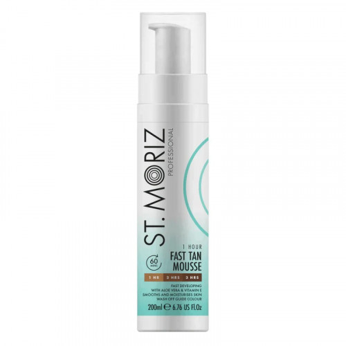 St. Moriz Professional 1 Hour Tan Mousse Express Savaiminio įdegio putos 200ml