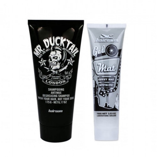 KlipShop Hairgum Plaukų priežiūros priemonių rinkinys vyrams