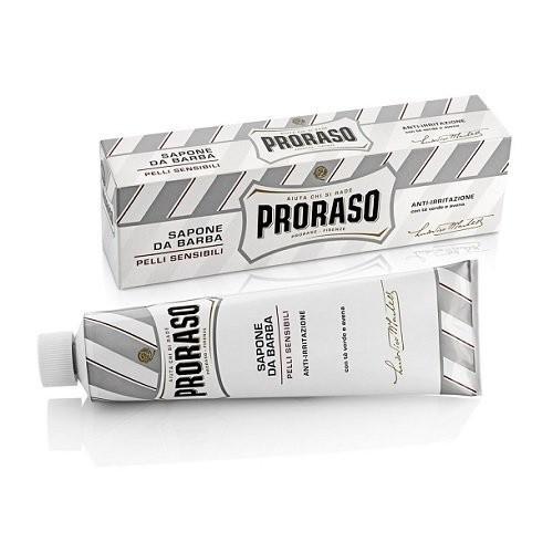 Proraso Sapone Da Barba Having Cream White Raminantis skutimosi kremas jautriai odai 150ml