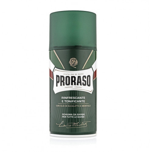 Proraso Green Tutte Le Barbe Shaving Foam Gaivinančios skutimosi putos 50ml