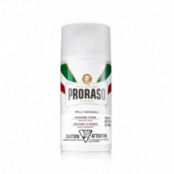 Proraso White Pelli Sensibili Shaving Foam Jautrios odos skutimosi putos 50ml