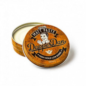 Dapper Dan Matt Paste Stiprios fiksacijos, matinė plaukų modeliavimo pasta 100ml