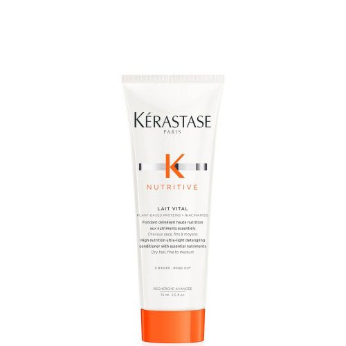 Kérastase Nutritive Lait Vital Ultra-Light Detangling Conditioner Itin lengvas maitinamasis kondicionierius sausiems plaukams 200ml