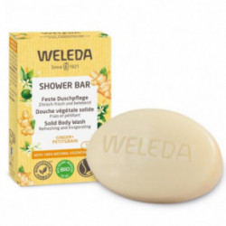 Weleda Shower Bar Solid Body Wash Ginger & Petigrain Dušo muilas su imbierais ir karčiaisiais apelsinais 75g