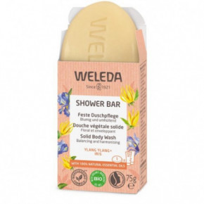 Weleda Shower Bar Solid Body Wash Ylang Ylang & Iris Dušiseep lõhnastatud kanangode ja iirisega 75g