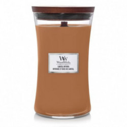 WoodWick Santal Myrrh Candle Žvakė Heartwick