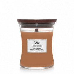 WoodWick Santal Myrrh Candle Žvakė Heartwick