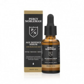 Percy Nobleman Age Defence Serum Atkuriamasis veido serumas su hialurono rūgštimi 30ml