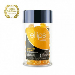 Ellips Smooth & Silky Pro-Keratin Complex Hair Vitamins Tepami vitaminai intensyviam plaukų drėgmės atstatymui su keratinu 50x1ml