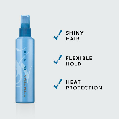 Sebastian Professional Shine Define Spray Žvilgesio suteikianti fiksuojanti plaukų priemonė 200ml