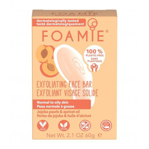 Foamie Exfoliating Face Bar More Than A Peeling Šveičiamasis kietasis veido prausiklis 60g