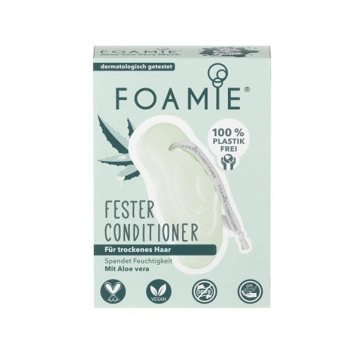 Foamie Bar Aloe You Vera Much Kietasis kondicionierius plaukams 80g