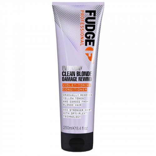Fudge Professional Everyday Clean Blonde Damage Rewind Conditioner Palaipsniui tonuojantis kondicionierius 250ml