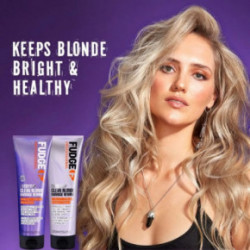 Fudge Professional Everyday Clean Blonde Damage Rewind Conditioner Palaipsniui tonuojantis kondicionierius 250ml