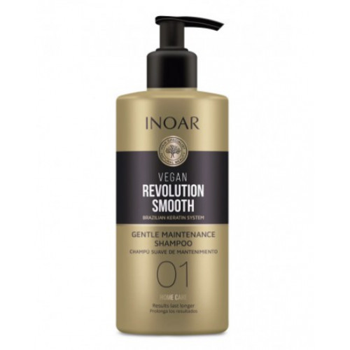 Inoar Vegan Revolution Smooth Gentle Maintenance Shampoo Step 1 Palaikomasis šampūnas 350ml