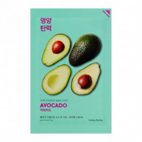 Holika Holika Pure Essence Mask Sheet Avocado Auduma maska 20ml