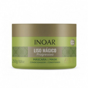 Inoar Liso Magico Progressivo Mask Plaukus tiesinanti plaukų kaukė 250g