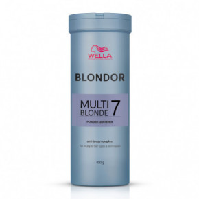 Wella Professionals Blondor Multi Blonde 7 Powder Matu balināšanas pulveris 400g